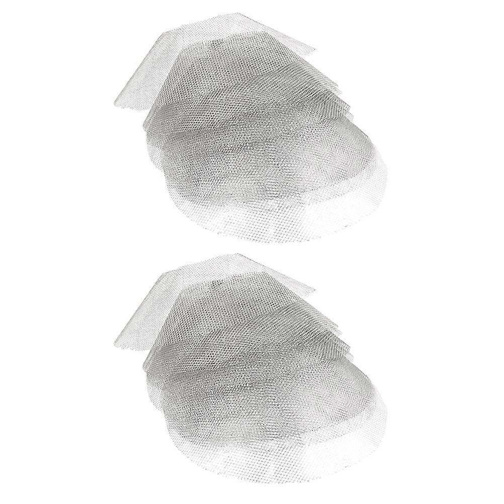 Durable Range Hood Filter Net Round Kitchen Parts Silver 19.50X19.50X7.50CM Oil Filtration 20Pack