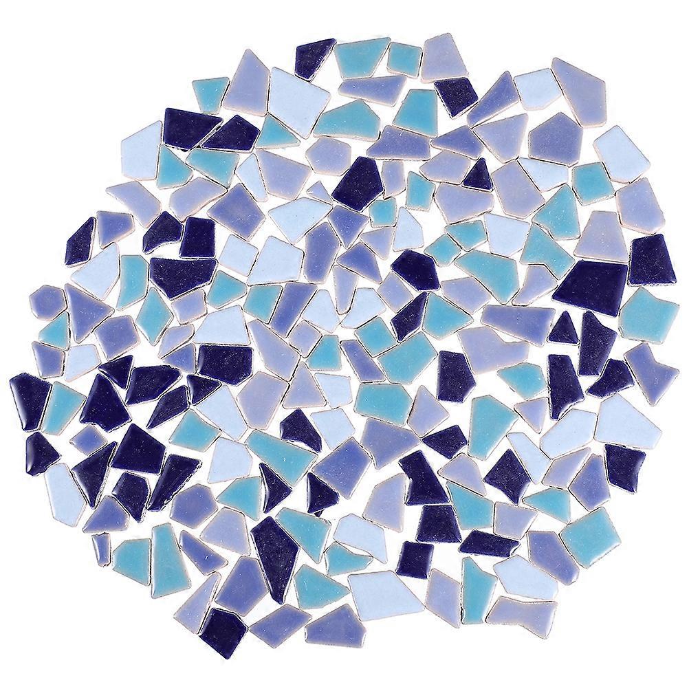 Durable Ceramic Tiles for DIY Crafts and Home Art Projects – Irregular Shaped Small Tiles for Creative Decor
