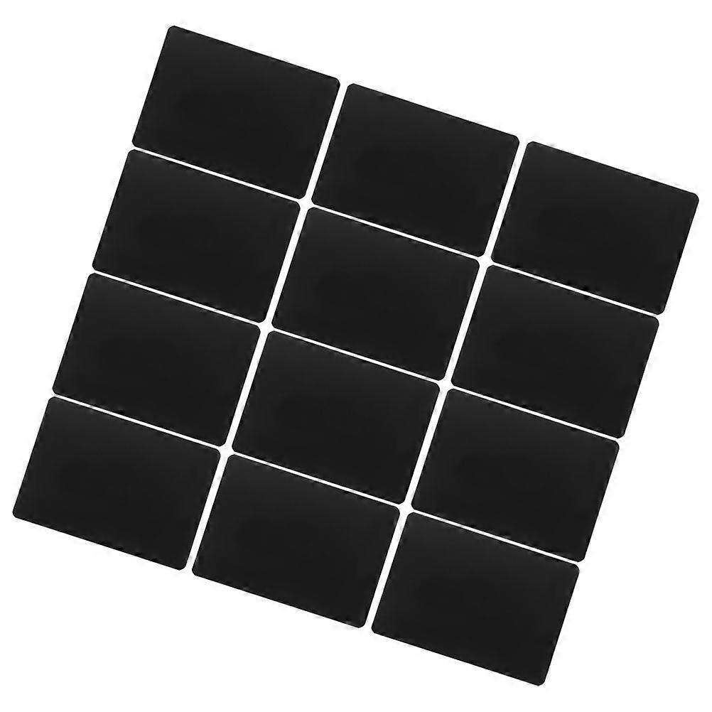 Display Sign Price Display Tag Supermarket Items Size Black Erasable Pricing 12Pcs