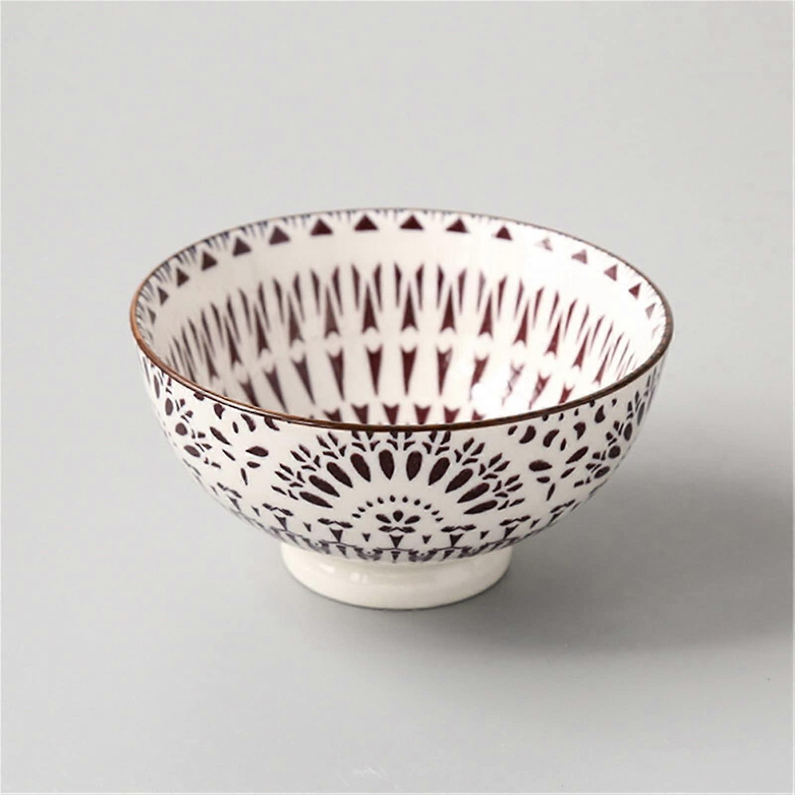 Creative 4.5 Inch Rice Noodle Bowl, Ceramic, Simple Household, Kitchenware