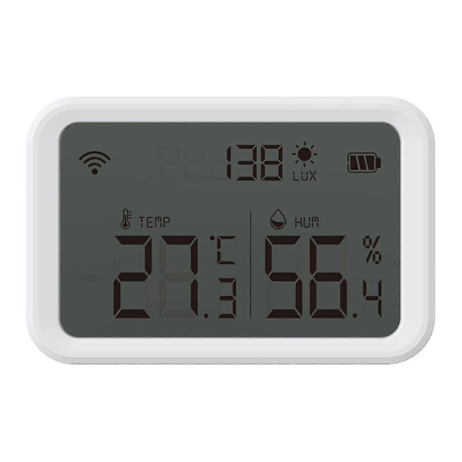 Smart Temperature Humidity Sensor Zigbee Wireless Hygrometer Thermometer With App Alerts And Export Data