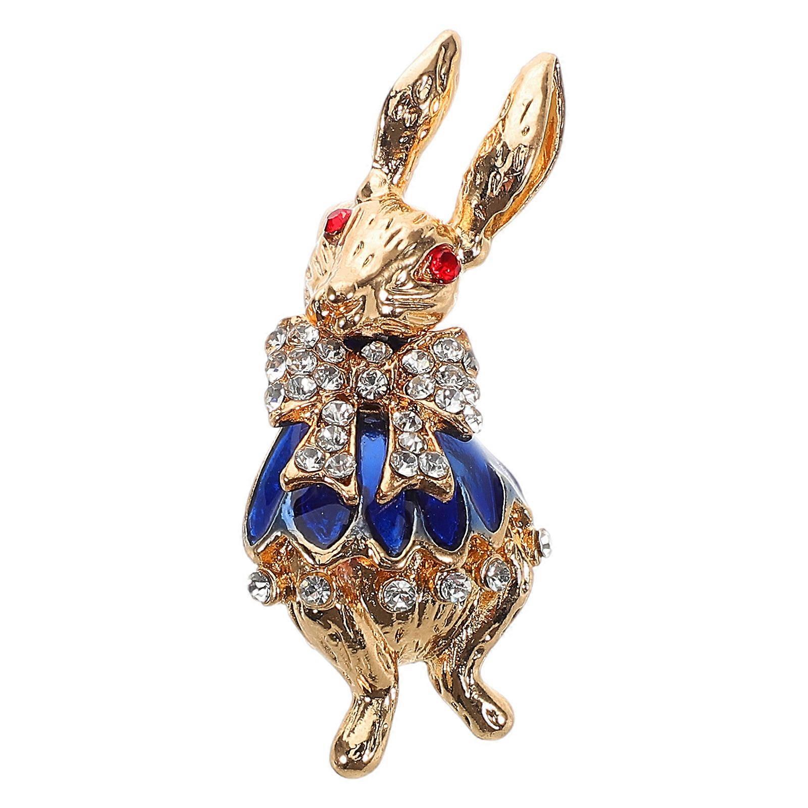 Multi Color Rabbit Brooch Pin Shawl Pin For Holiday Easter Teacher Students 1Pack