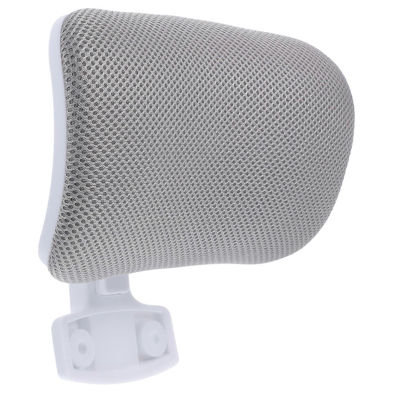 Work Computer Chair Headrest Head Support Plastic Material Black Color Suitable For Adults 1 Piece