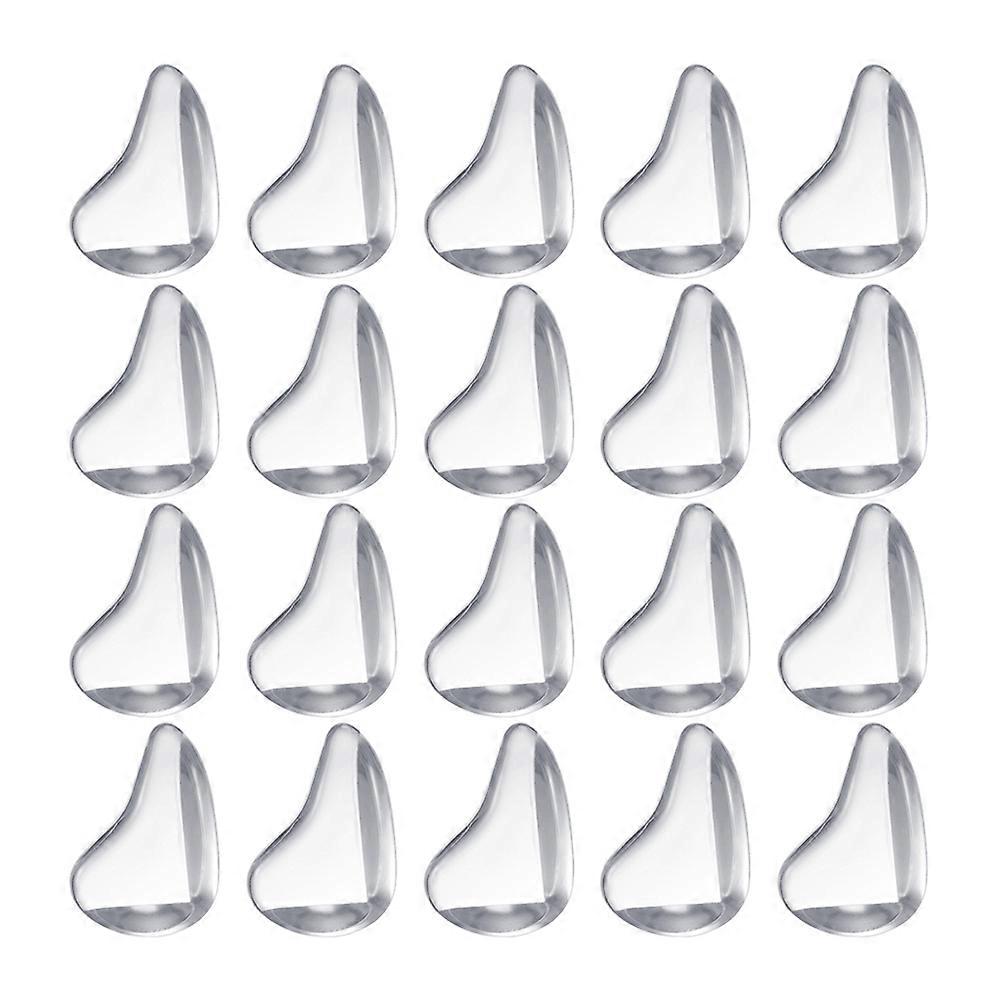 Transparent Corner Protector Guards 20pcs Set Easy Installation Safety Covers for Tables, Desks, Cabinets, and Furniture