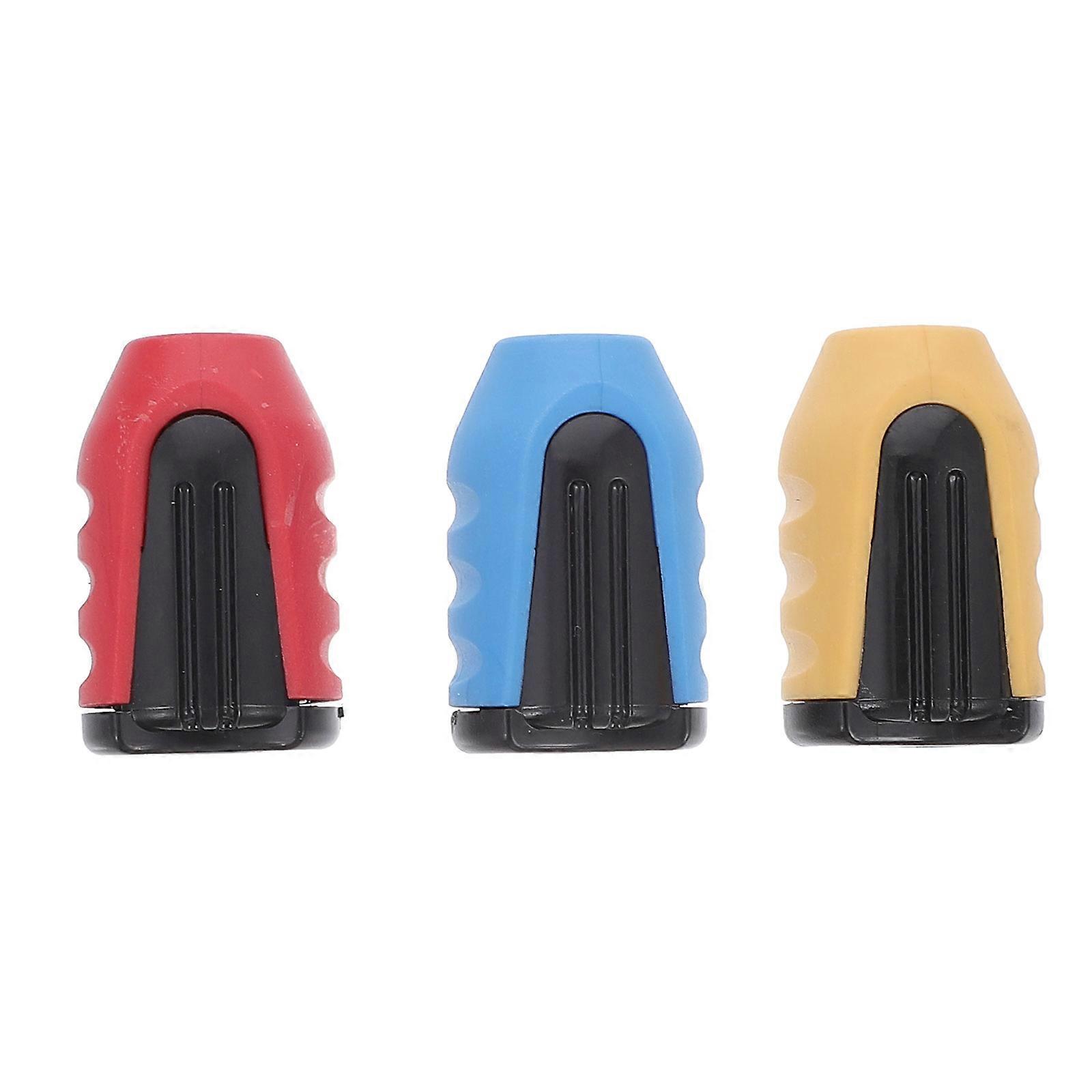 3pcs Screwdriver Bit Magnetizer for Plastic Assorted Color