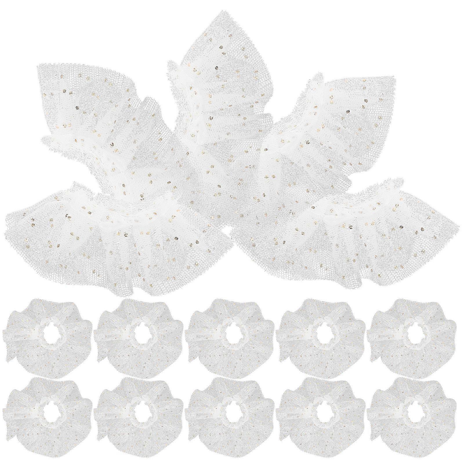30pcs Tutu Skirts for Dolls – Compact Costume Accessories, Washable & Reusable, Ideal for Party Decor & DIY Dresses