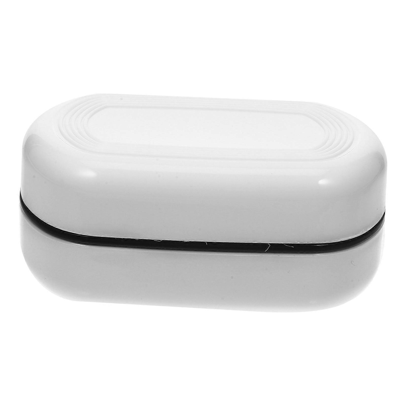 Household Soap Box Traveling Soap Container Double Layer For Bathroom Waterproof Drainage 1Set