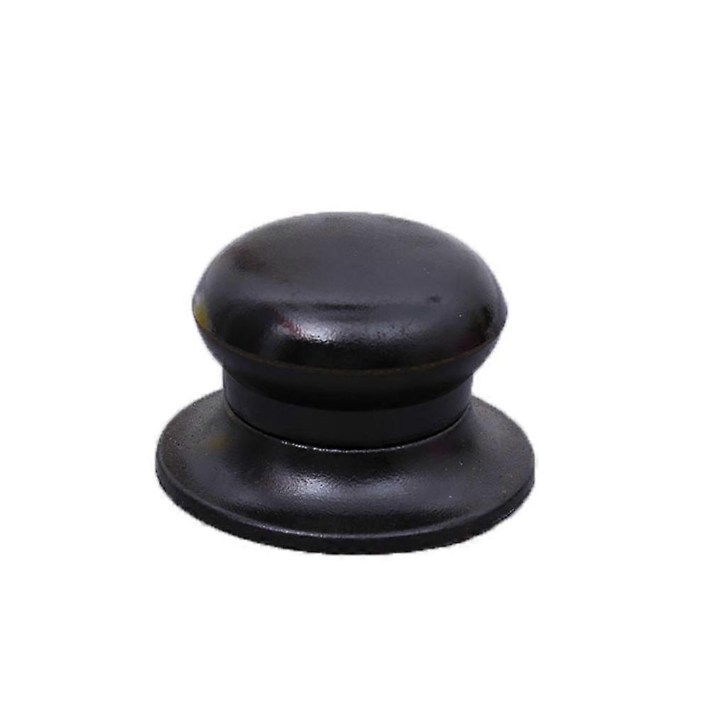 Pan Lid Replacement Knob Heat Resistant Material Round Shape for Home Cooks Black 2Pcs