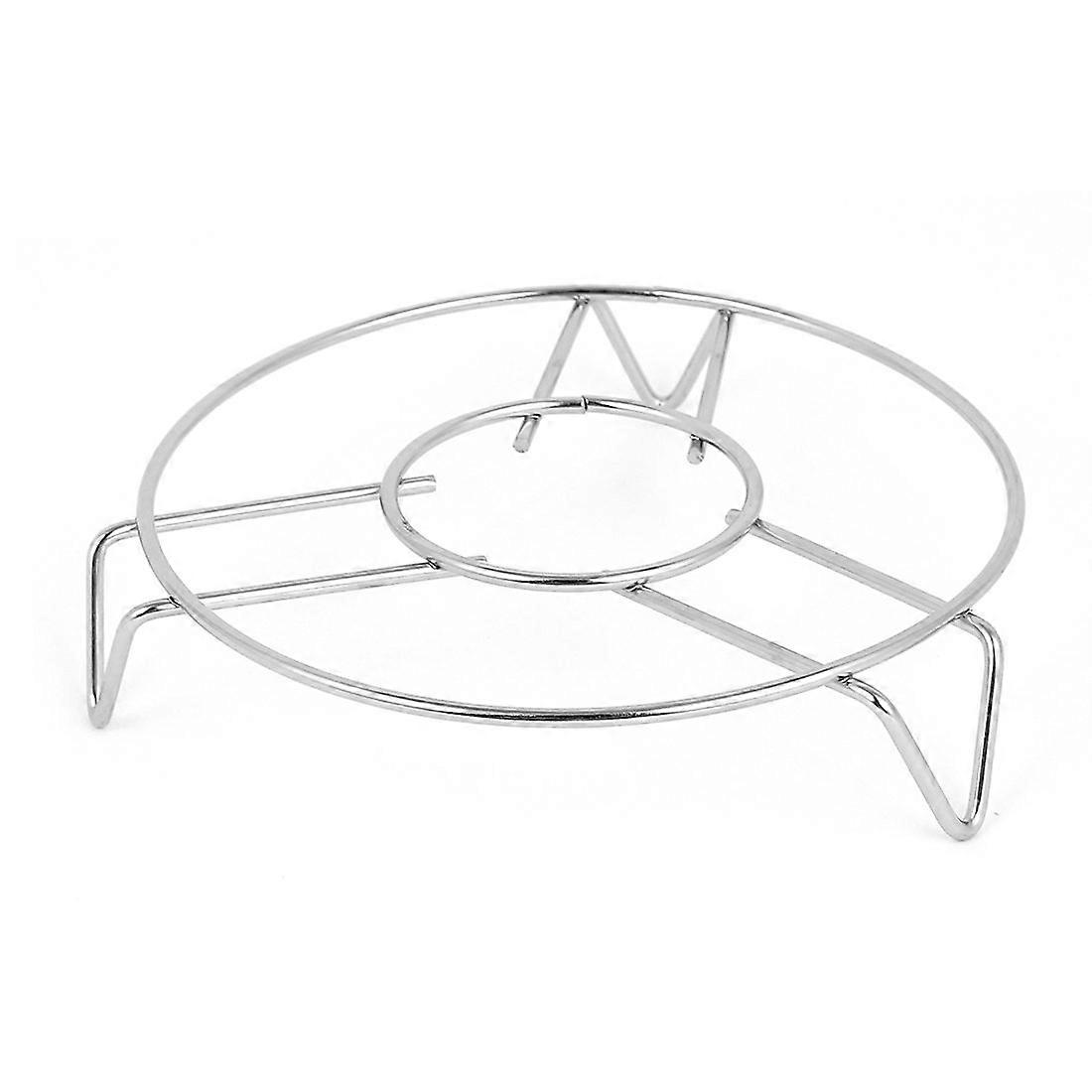 Kitchen Stainless Steel Steam Rack 14cm x 3cm with 3 Legs for Food Cooking and Steaming Compatibility