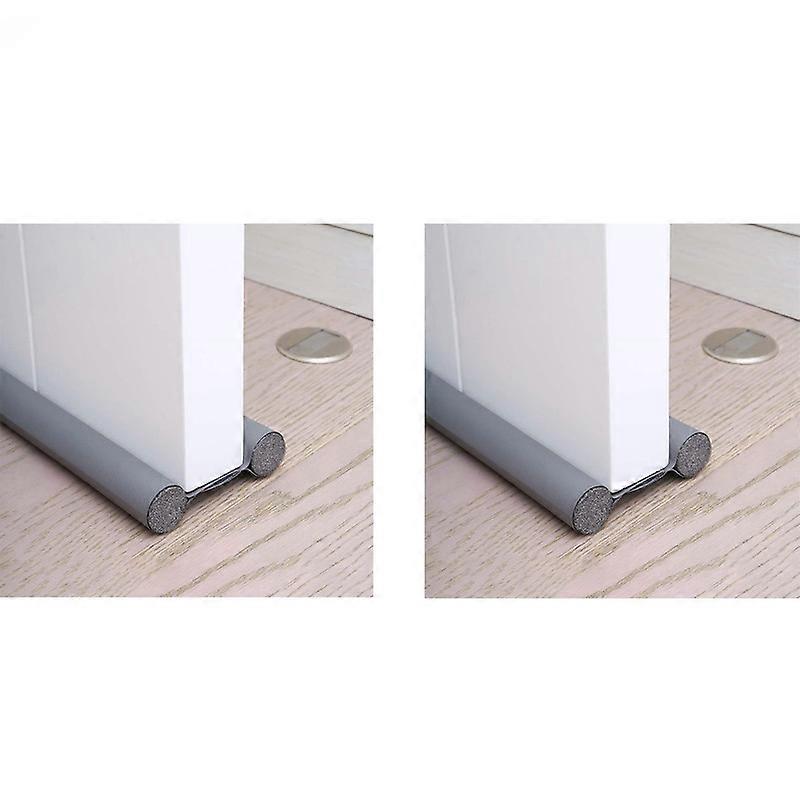 ドアシールストリップ(2パック)、アップグレードされた耐久性のある革両面ドアフォームシールストリップ、防音シールストリップ