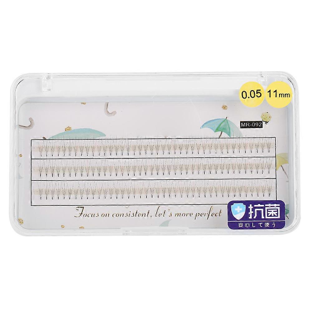 6 Sizes Natural Soft Mixed Claret False Eyelashes Extension Long Fake Eyelashes 0.05C 11mm