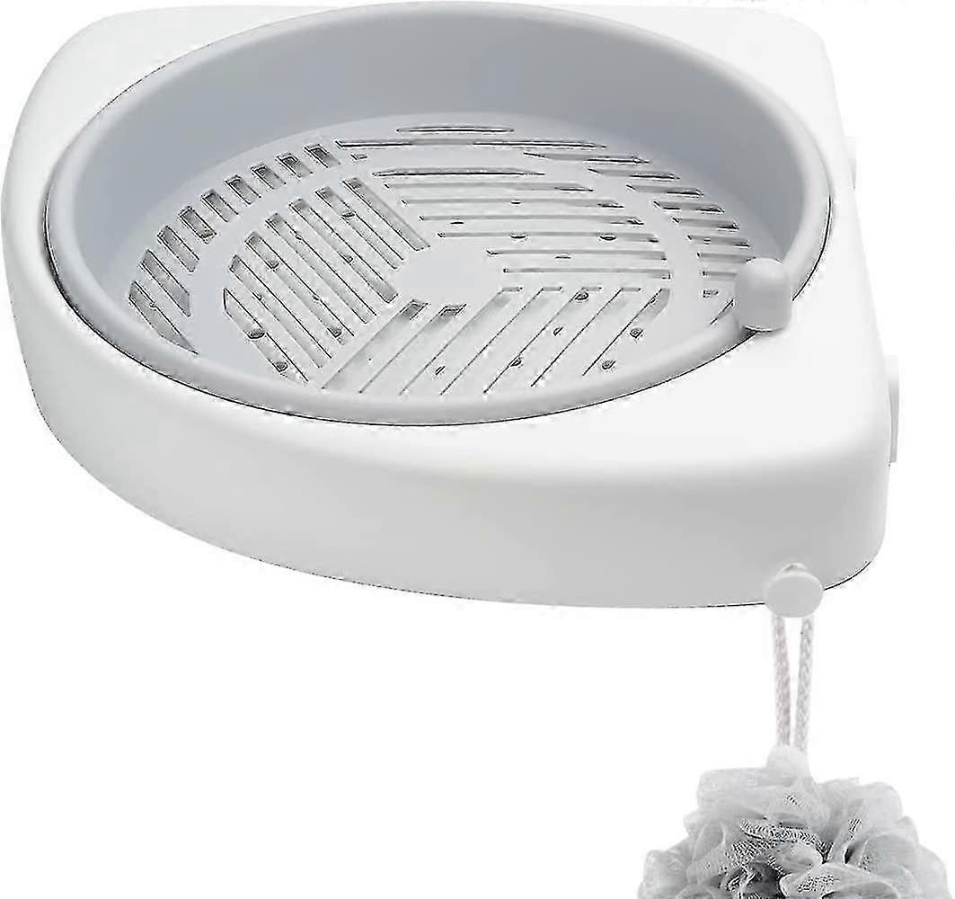 360 Degree Swivel Shower Organizer With Hook 2025