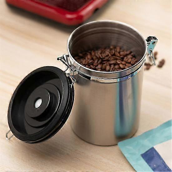 Flour Container Well Sealed Convenient Sturdy Useful Stainless Steel Airtight Pantry Canister for Cafe