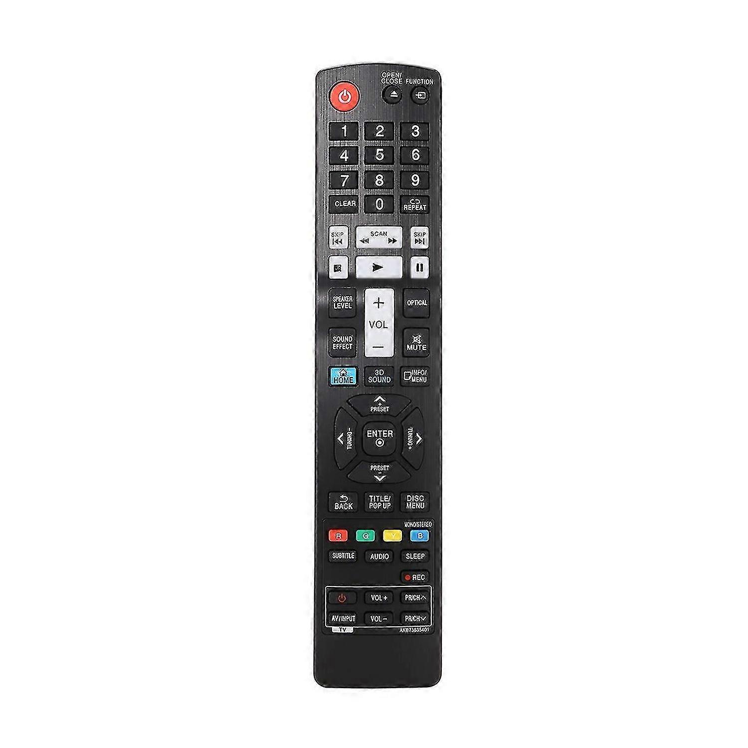 AKB73635401 Remote Control for LG Blu-Ray 3D Wireless Combination Home Theater Remote Control Univer
