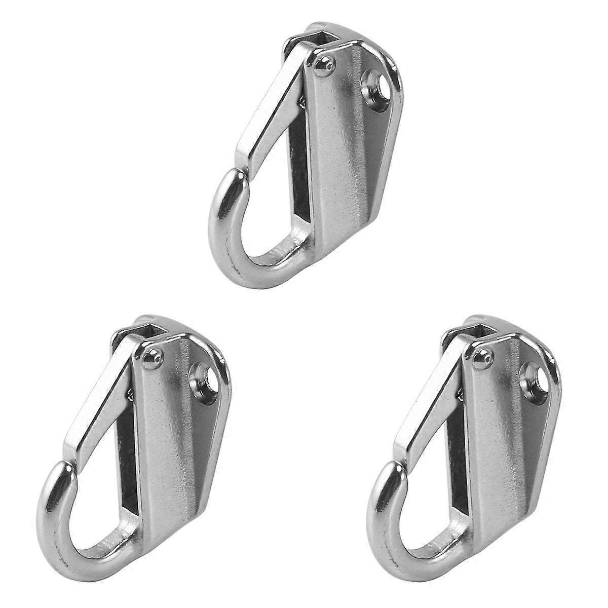 Marine Boat Hooks Stainless Steel Spring Snap Type 1Pcs