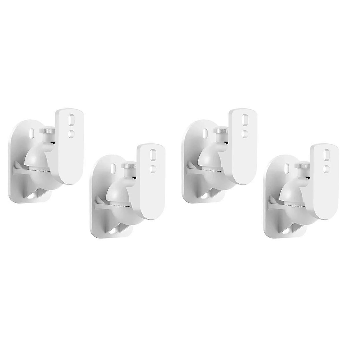 2 PCS Universal Speaker Wall Mount Bracket Ceiling Stand Clamp