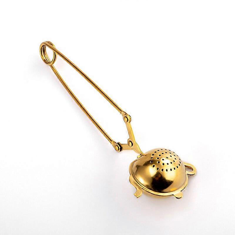 304 Rostfritt stål gyllene tekanna form teinfuser mesh