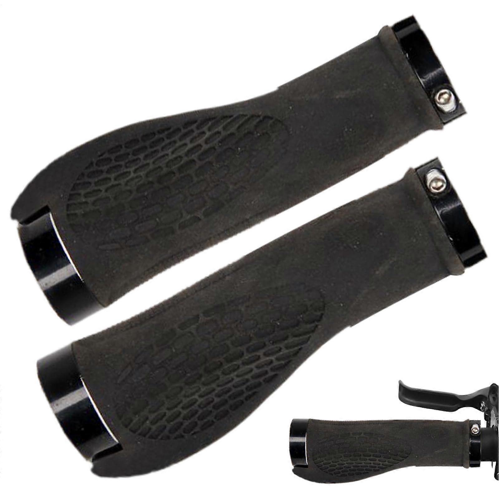 Nonslip, multifunctional, comfortable bicycle handlebar grips for gravel, dirt, mountain, and tricycle use.