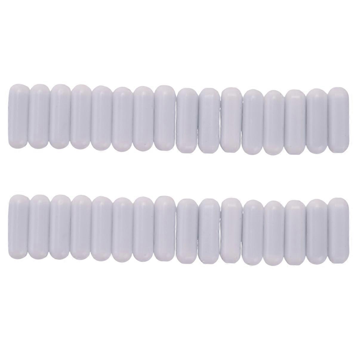 16 Pieces PTFE Magnetic Stirrer Mixer Stir Bar Laboratory Bar(8X25mm)