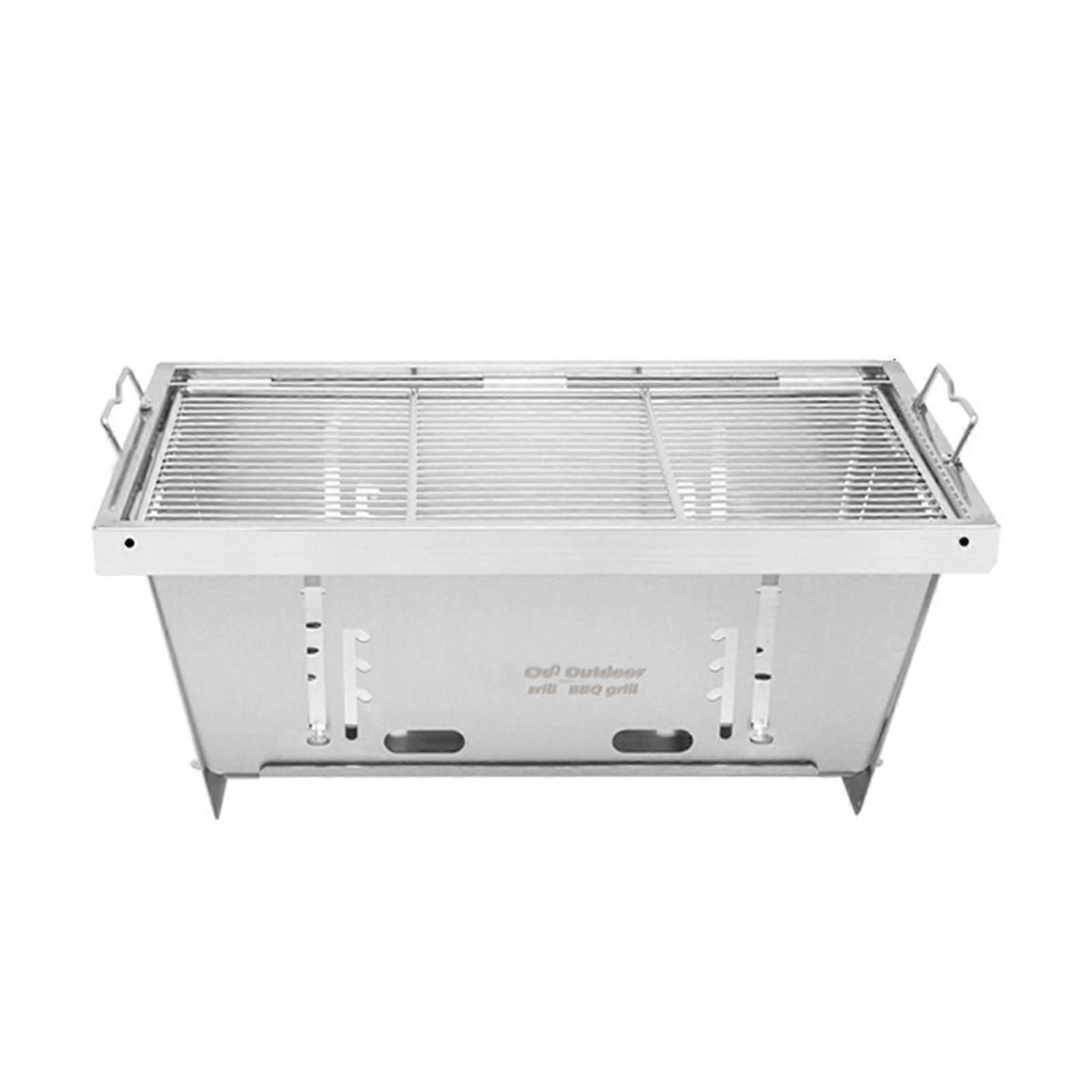 Portable BBQ Stand, Folding Stainless Steel Grills for Easy Outdoor BBQ and Entertainment