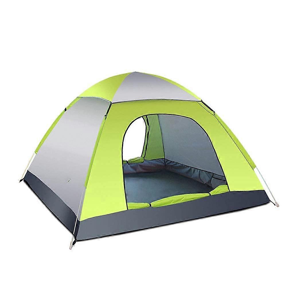 Beach Tent Outdoor Fully Automatic 3-4 Person Camping Tent for Fishing, Hiking, and Rain Protection