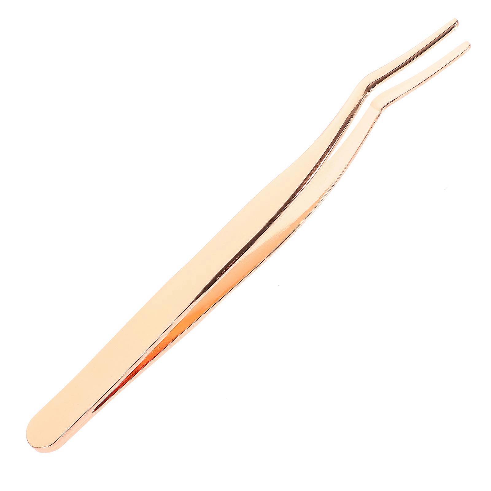 Eyelashes Tool Lash Nipper Clip Stainless Tool for Eyelash Maintenance Crescent Tip 1Set