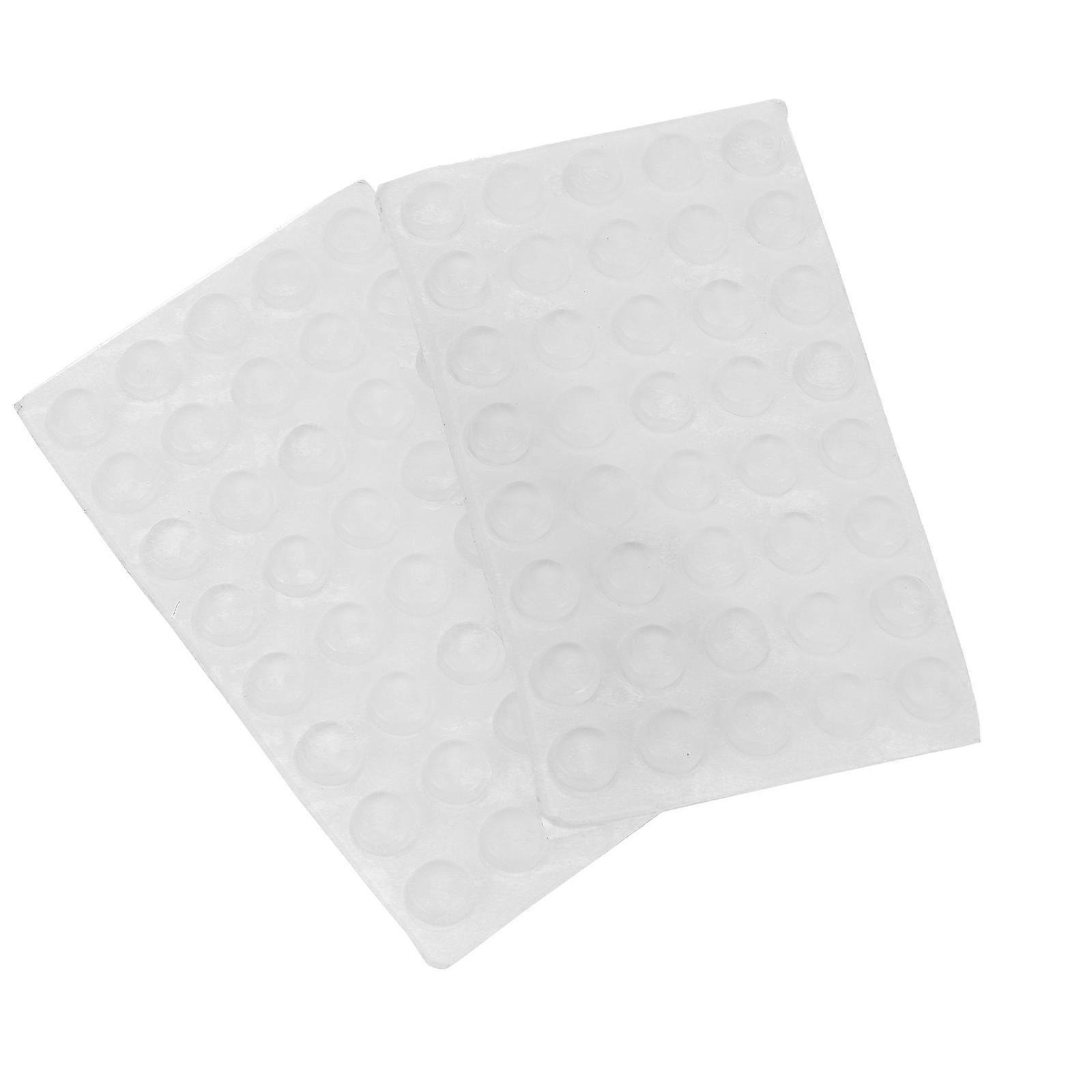 Cabinet Door Bumpers Scratch Cushion Set Transparent Shock Absorption Pads for Furniture Protection