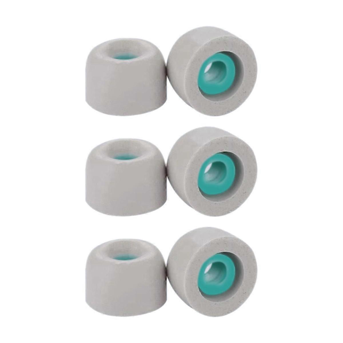 3Pairs Sound-Isolating and Noise-Reducing Earplugs Memory Foam Earmuffs for -1000XM4 Bluetooth Headphones Gray-M