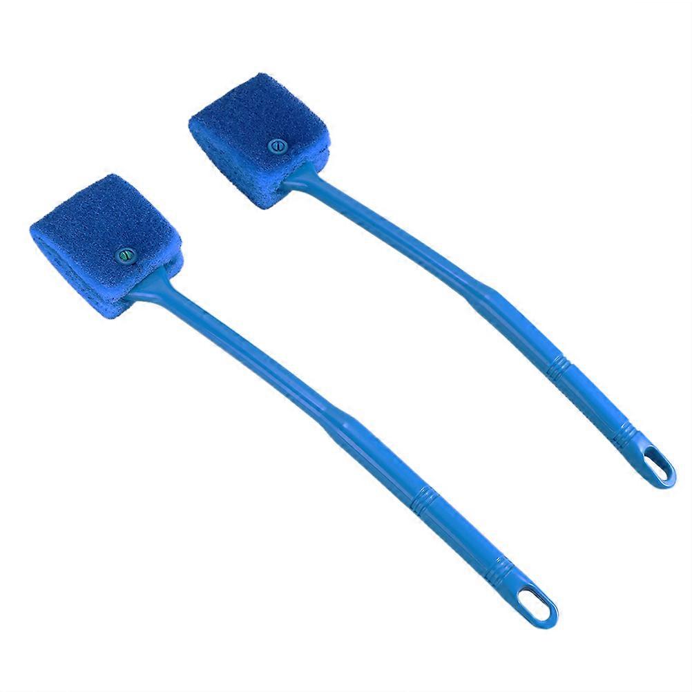 Akvarium Algbehandling Långskaft Akvarium Tillbehör Grön 23X65CM Algrengöring 2Pack