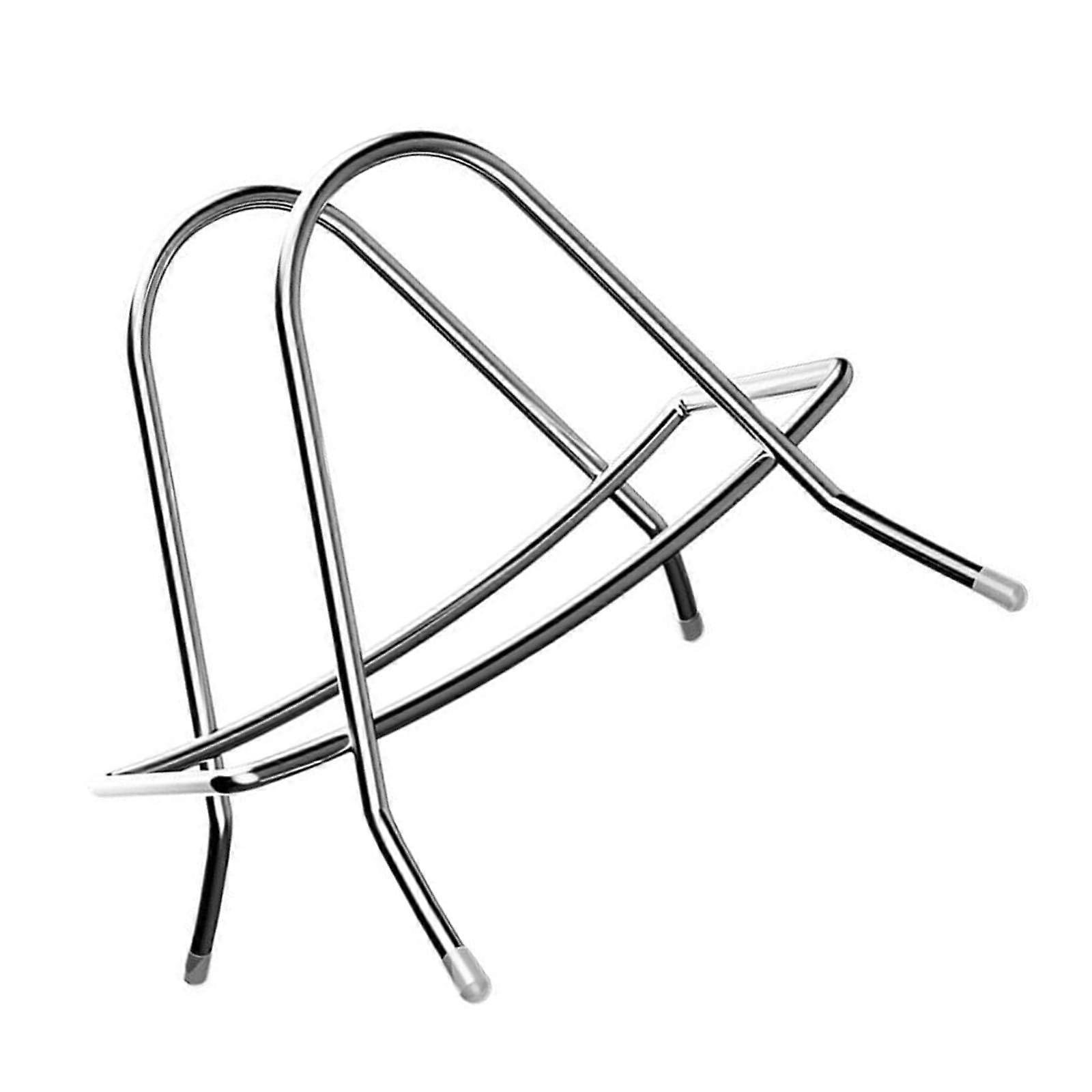 Stainless Steel Cutting Board Holder with Stable Base, Rust-Free Kitchen Utensil Organizer and Pot Lid Stand for Home Use
