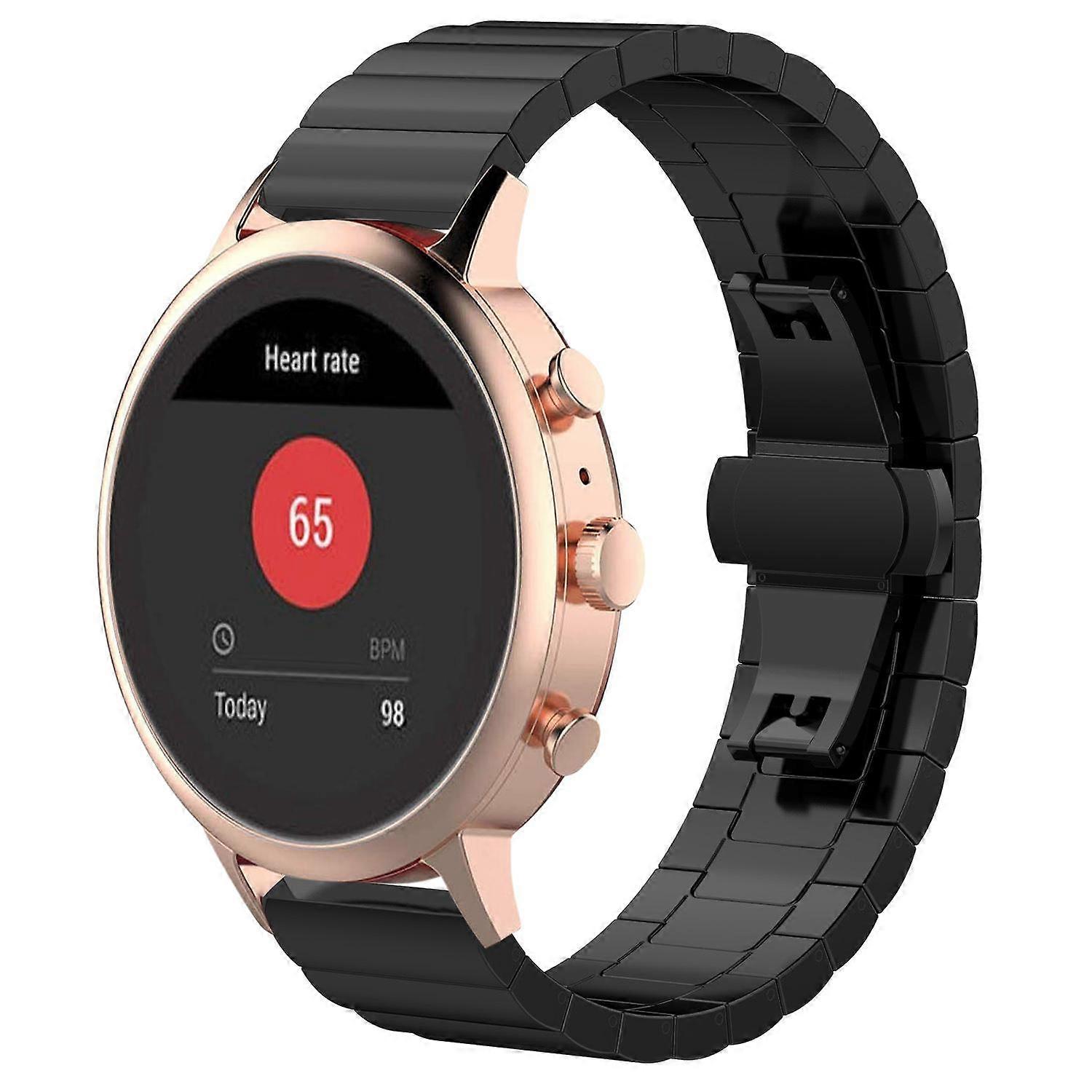 xDfind One-bead Bamboo Solid Stainless Steel Watch Band