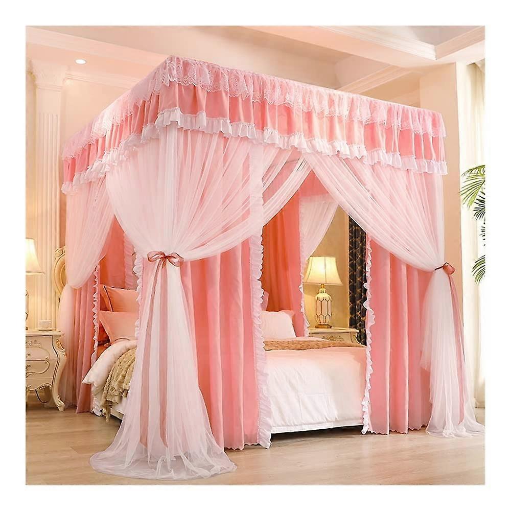 Mosquito net for 1.8m bed, blackout and windproof canopy (Color: Style 15)
