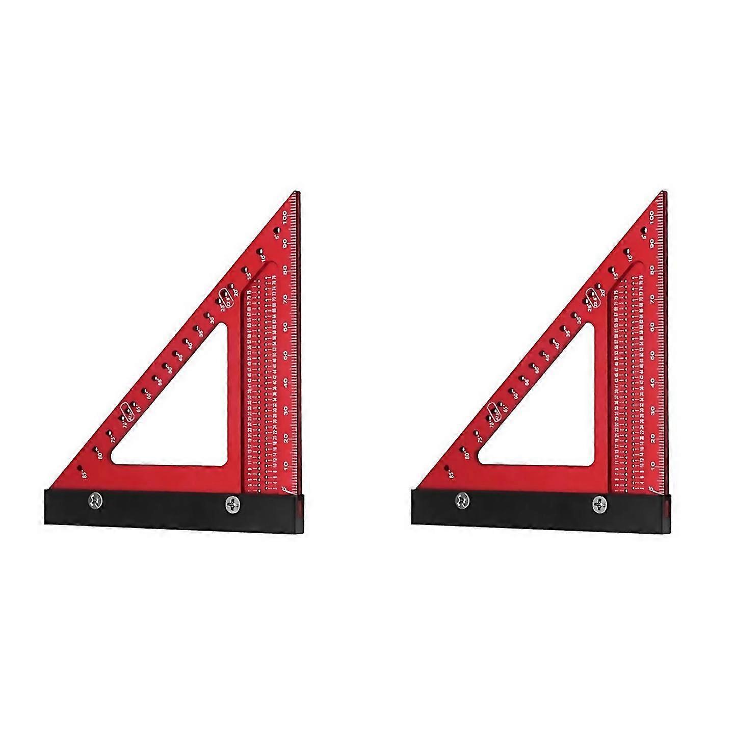 For Woodworking Triangle Ruler Set Hole Ruler