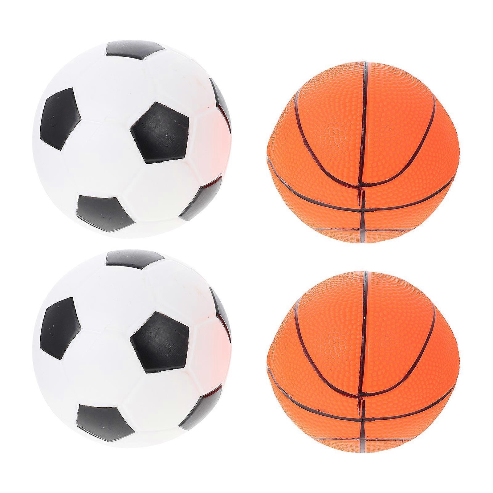 4Pcs δημιουργικό παιχνίδι σφαιρών ποδοσφαίρου Plaything παιχνιδιών καλαθοσφαίρισης προσομοίωσης