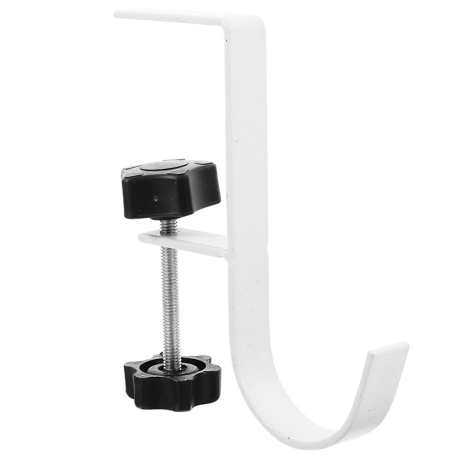 Desktop Hooks Iron Bag Hook Modern Office Style Desk Accessory Hanging Bags And Keys Office Use 4 7X0 6X0 1In 1Pack