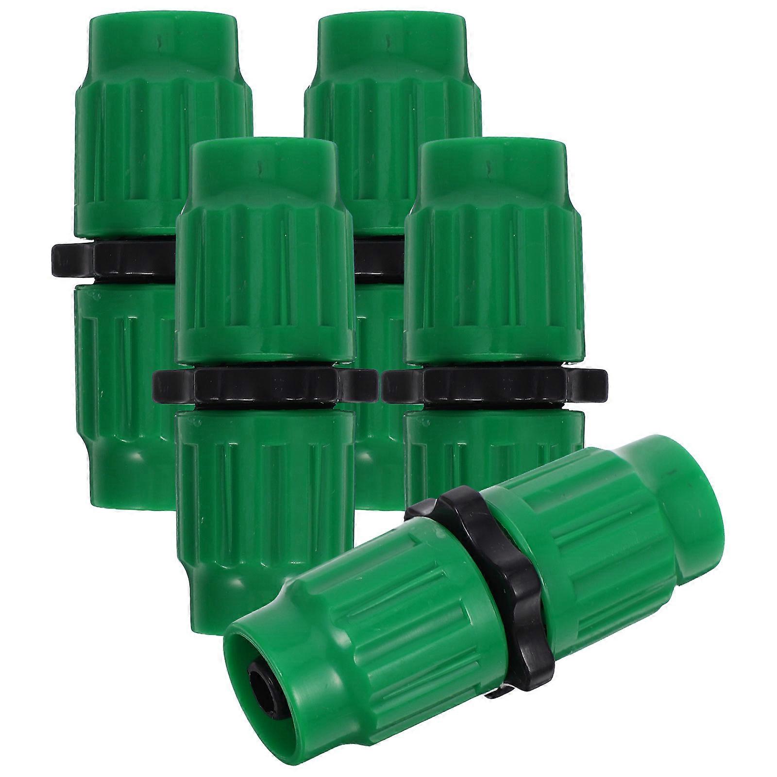 Hose Connect Fittings Garden Hose Connectors Garden Work Quick Connect ABS 5Pcs