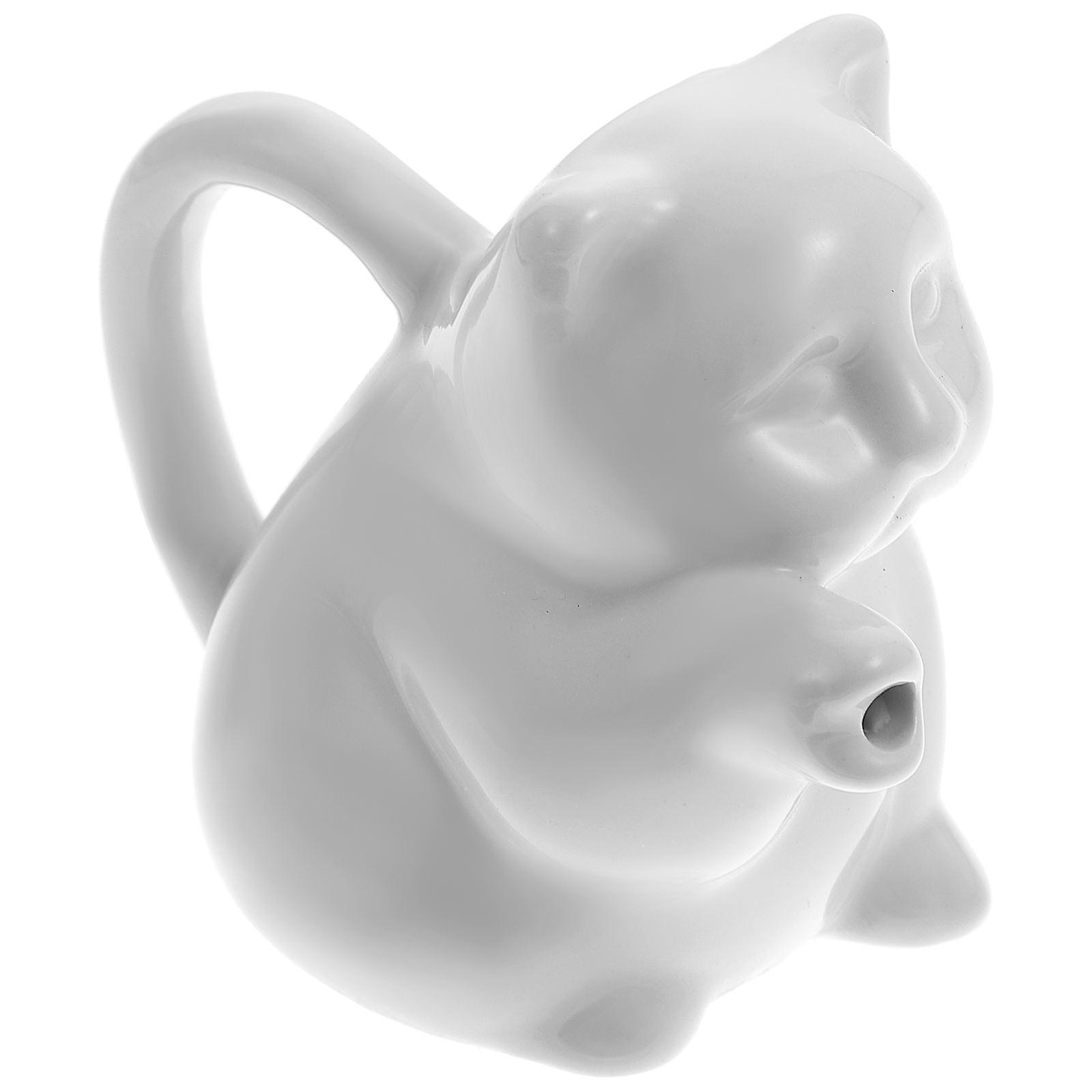 Coffee Cup Ceramic Milk Kettle Simple and Generous Design 1Pack