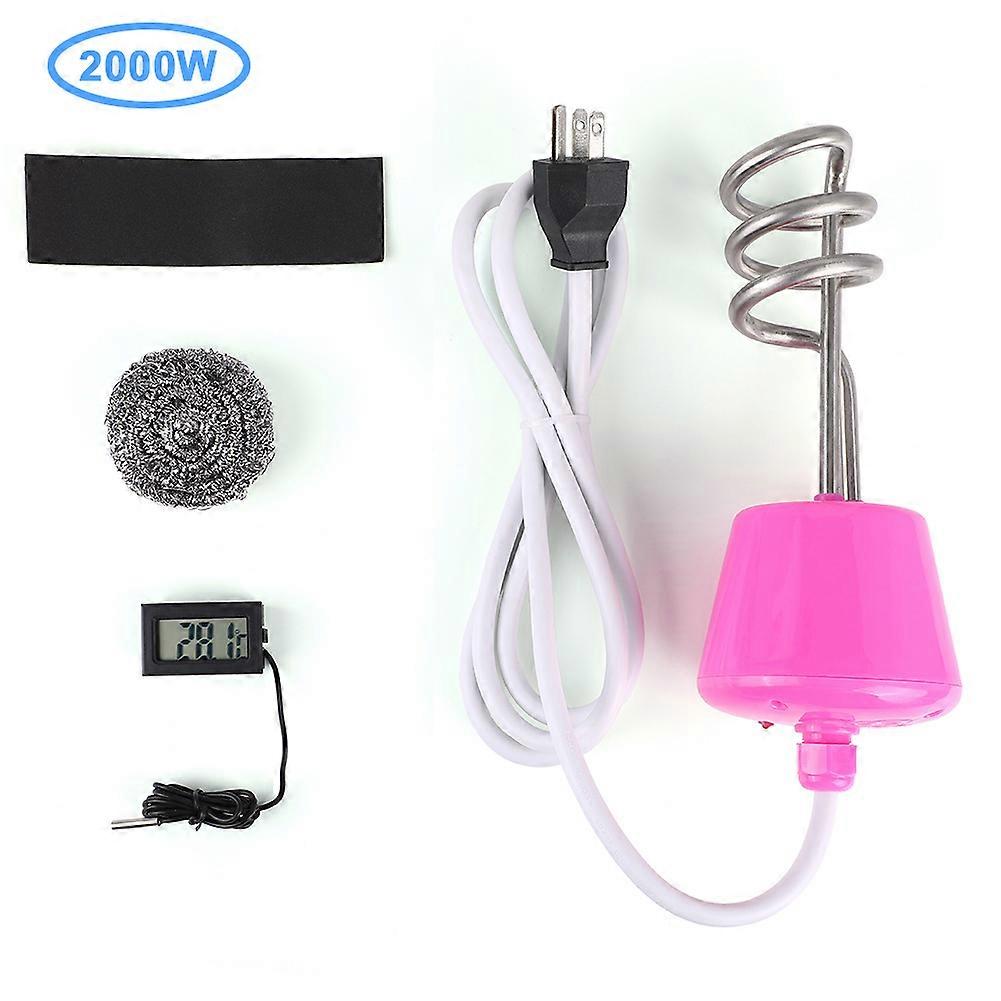 2m Cable High Power Immersion Heater Water Heating Rod 2000W