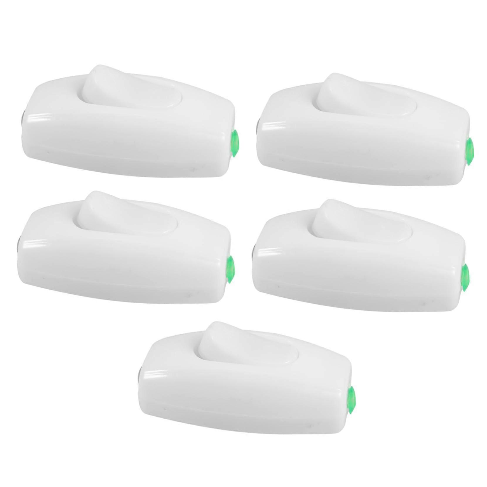 Electric Lamp Switch 5-Pack Replacement Switch Part for Bedside and Desk Lamps, Easy Installation