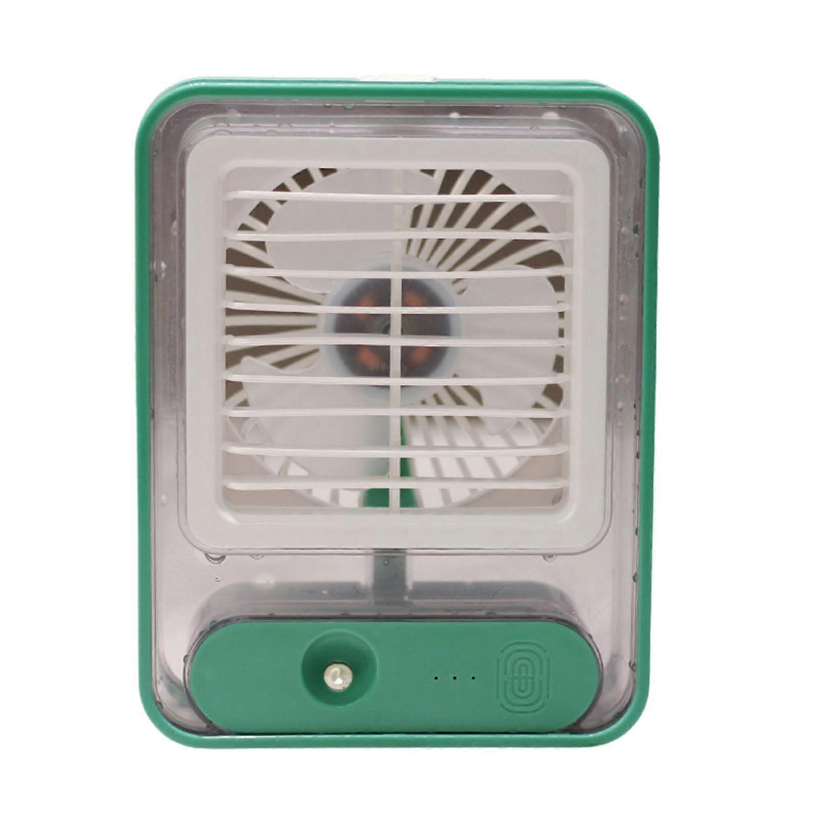 3Speed Cooling Fan Desktop Humidifier with Night Light and Water Mist for Travel and Office Use
