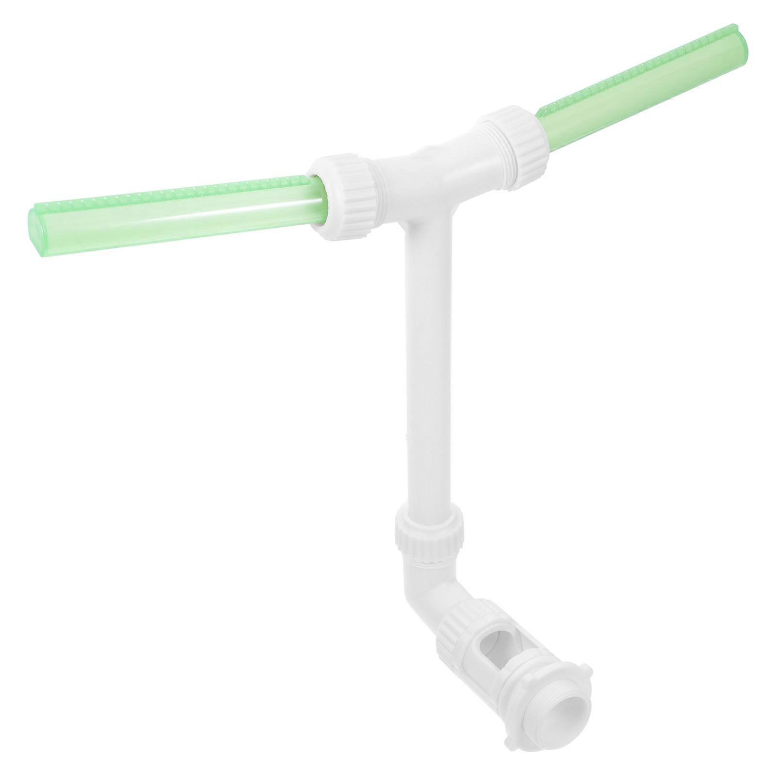 Above Ground Pool Aerator Dual Spray Waterfall Fountains Garden Water Features Fluorescent Material 1Pcs