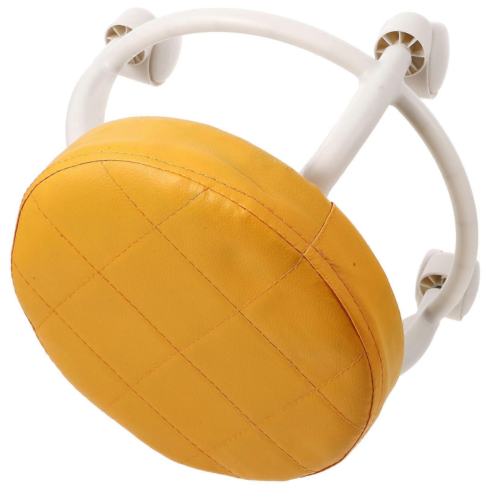 Adjustable Rolling Stool Pedicure Chair For Salon Use Orange 30.00X25.00X2.00CM Durable Frame 1Pack