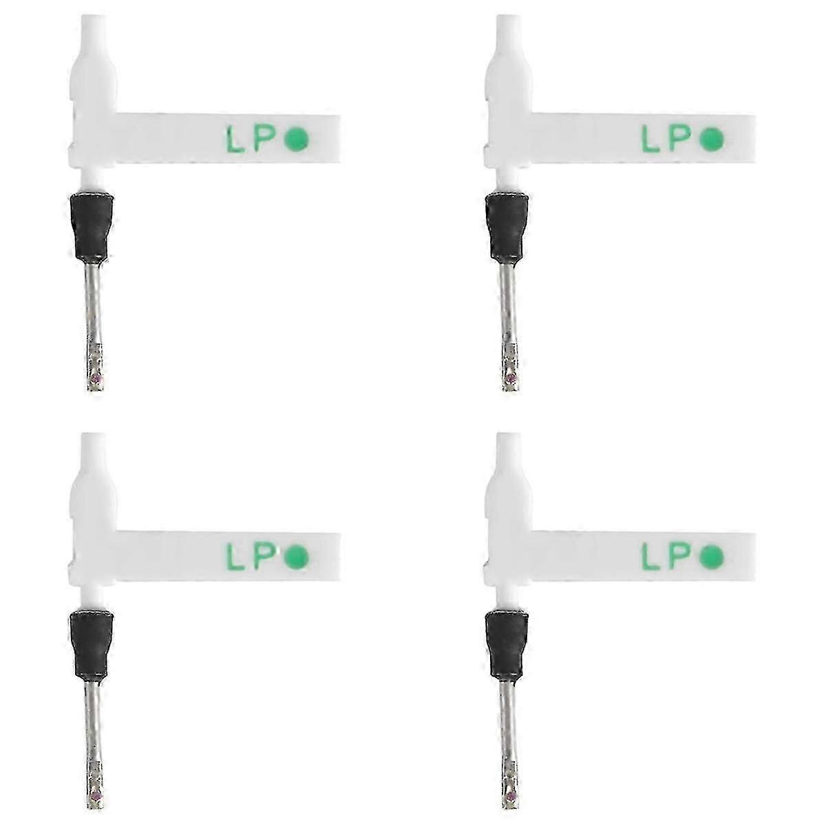 4pcs BSR Needle Stylus,Double-Sided Record Player Needle Replacement Phonograph Record Player Stylu--White