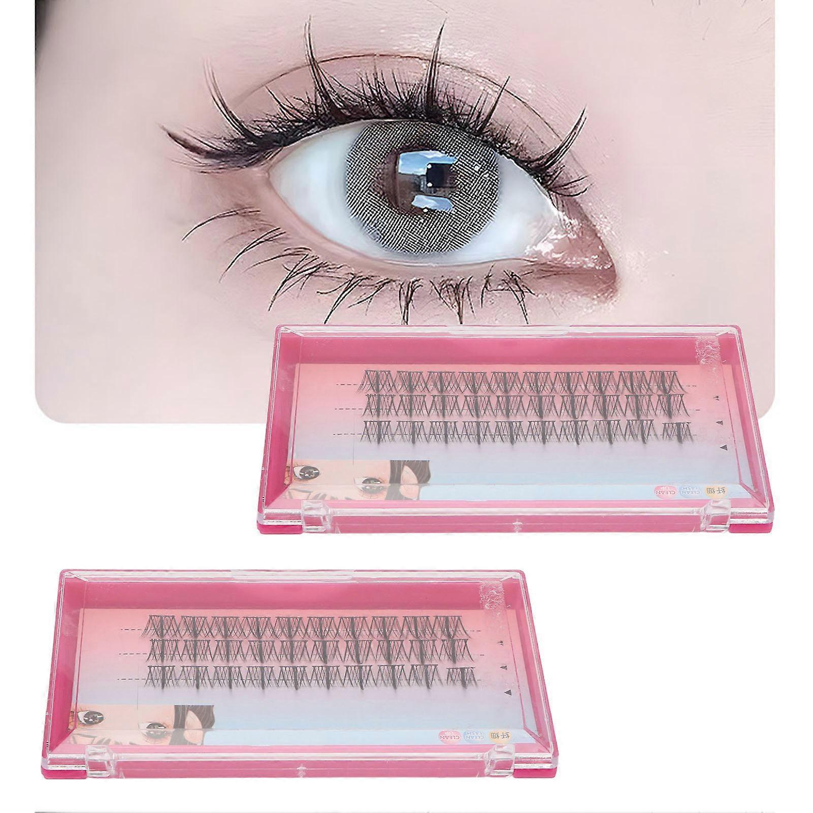 11‑13mm Mixed Individual EyeLashes Soft Blossom DIY Curling Cluster Eyelash Extensions for Party 