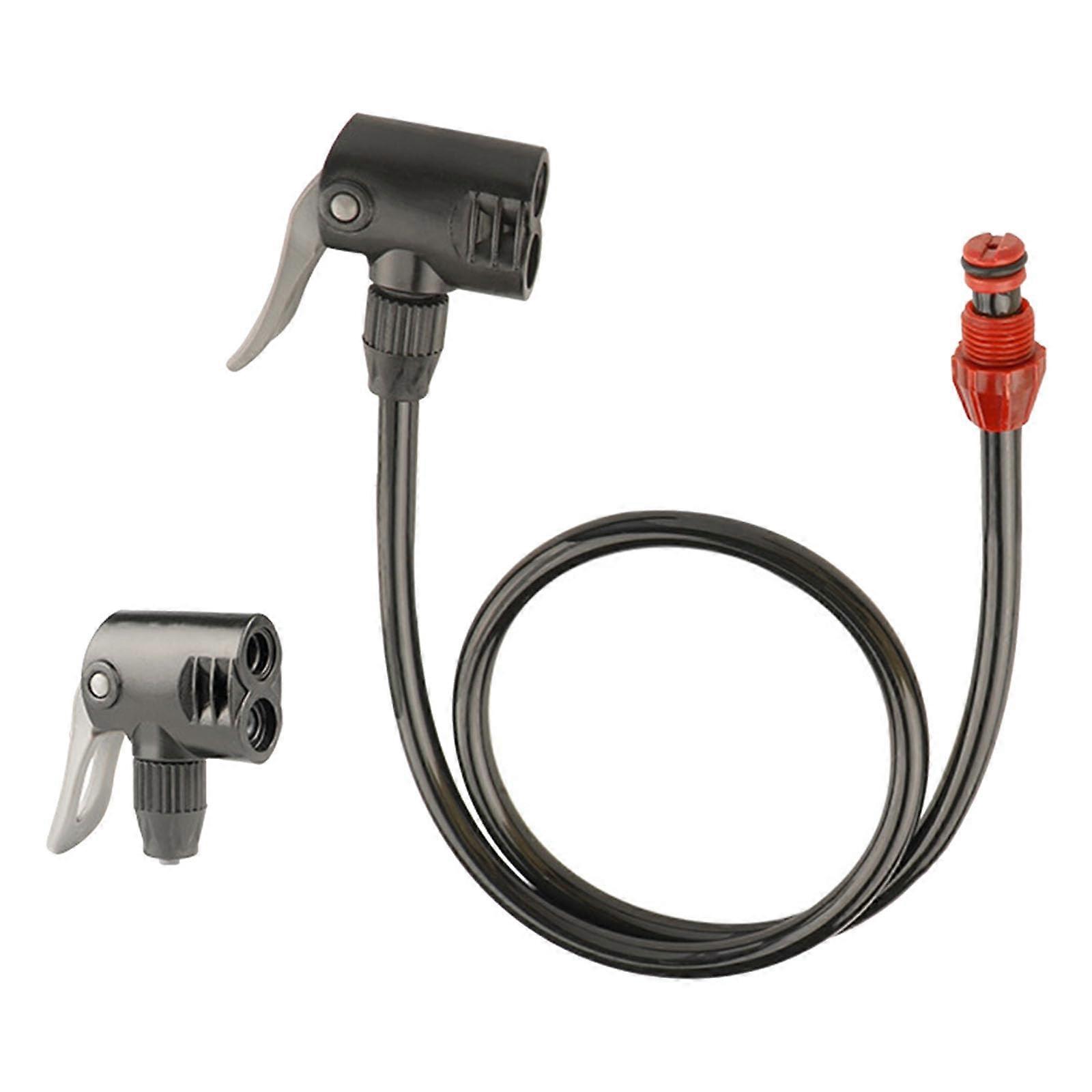 Reitluftpumpen Extension Hose for Bicycle Pumps - Multi-Color Inflator Valve Compatible with Bicycle Pump Models