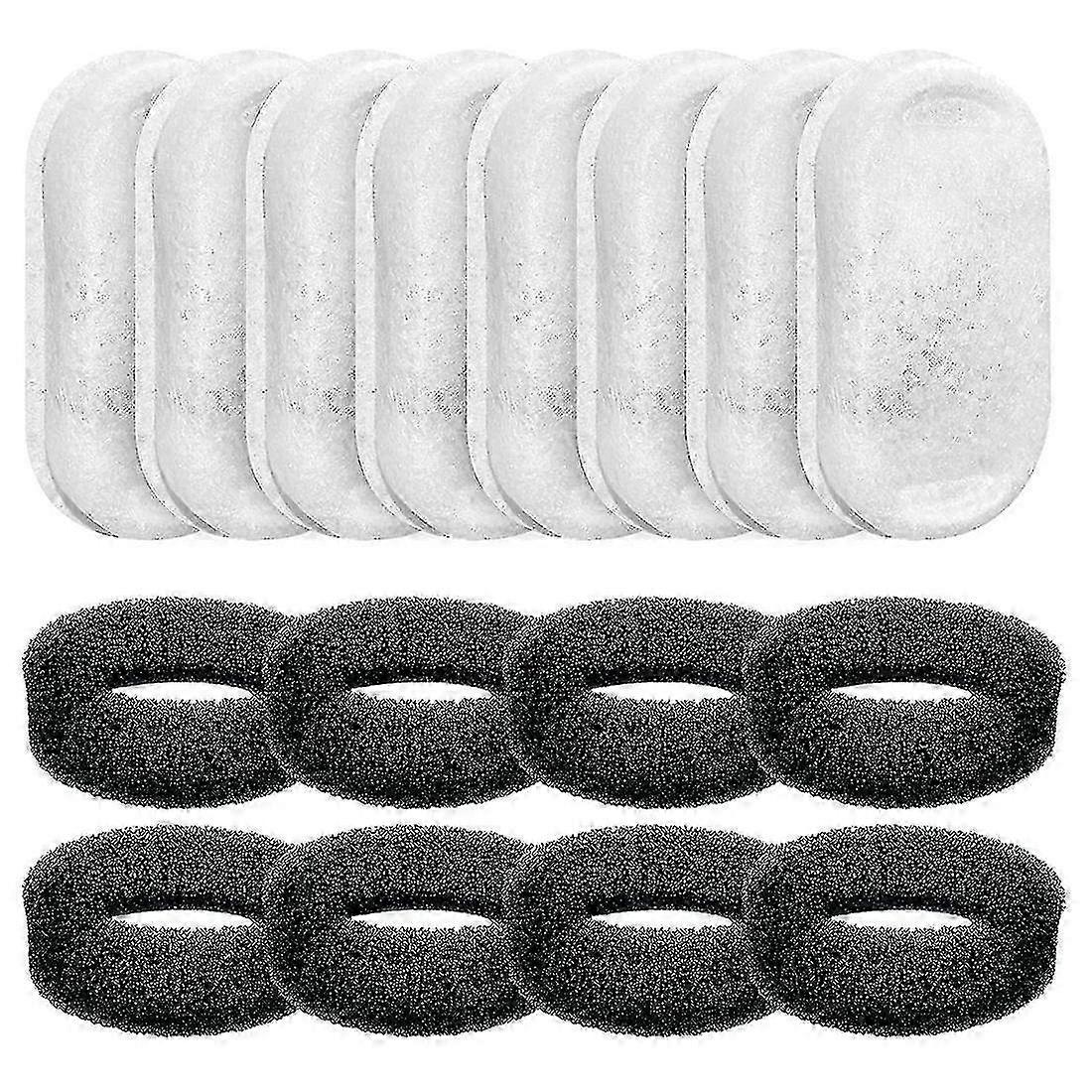 Cat Water Fountain Filters Compatible with 108oz/3.2L & 67oz/2L Adjustable Flow Pet Water Fountain - Replacement Filters for Cats