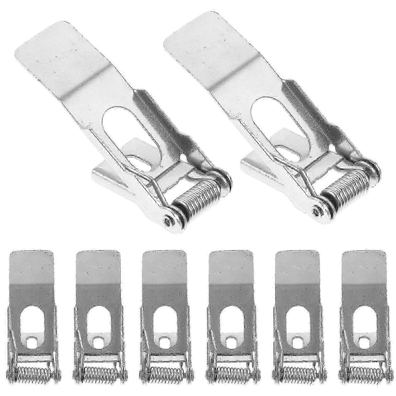 8pcs Fixed Spring Clips for Recessed Lights - Retaining Clips for Panel Lamps & Downlights Installation