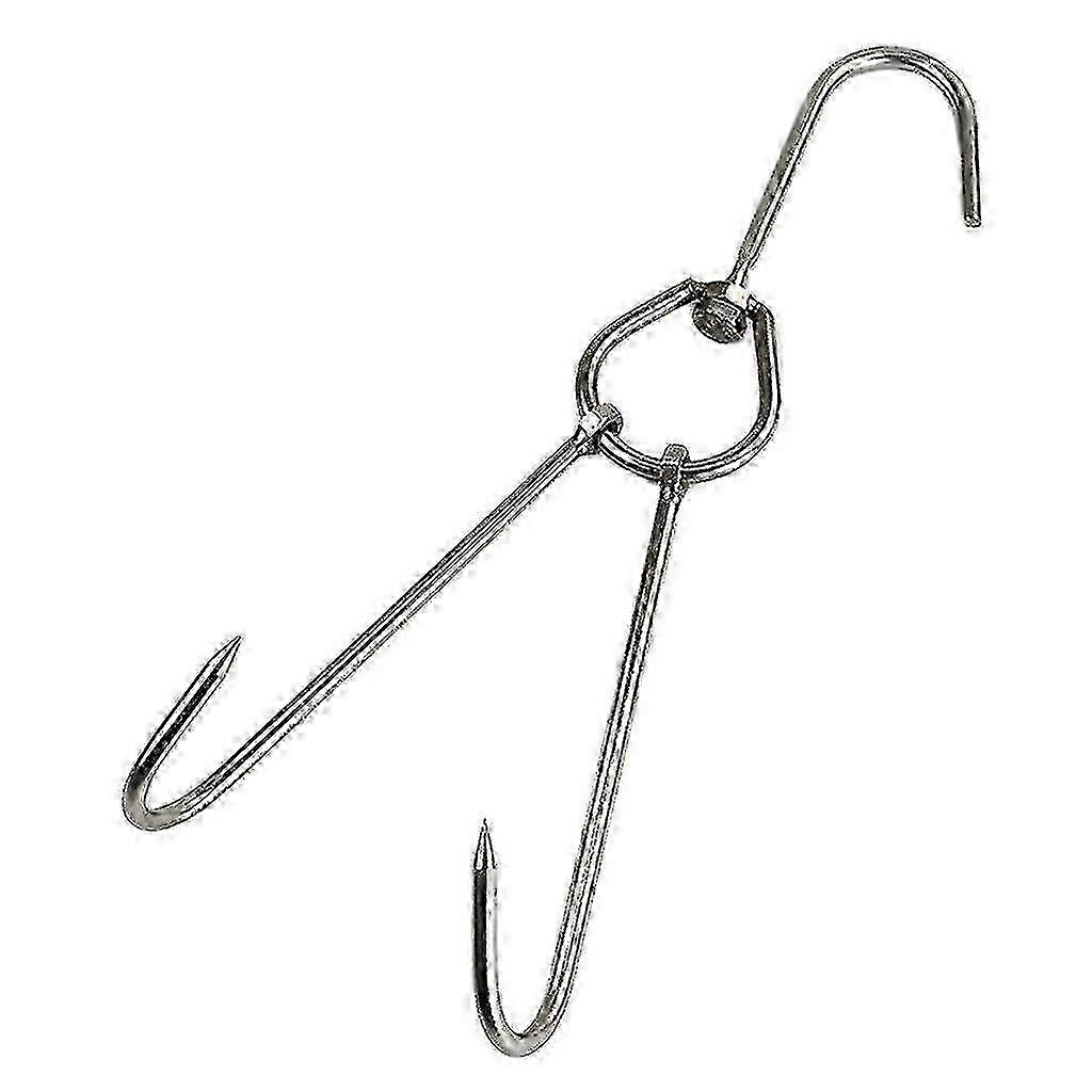 Stainless Steel Meat Hook Ring Kitchen Utensil Hanger - Durable 0.59x37cm with CE Certification for Home & Professional Use