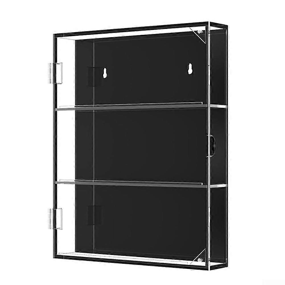 Wallmounted acrylic card display, elegant storage solution for collectors (A)