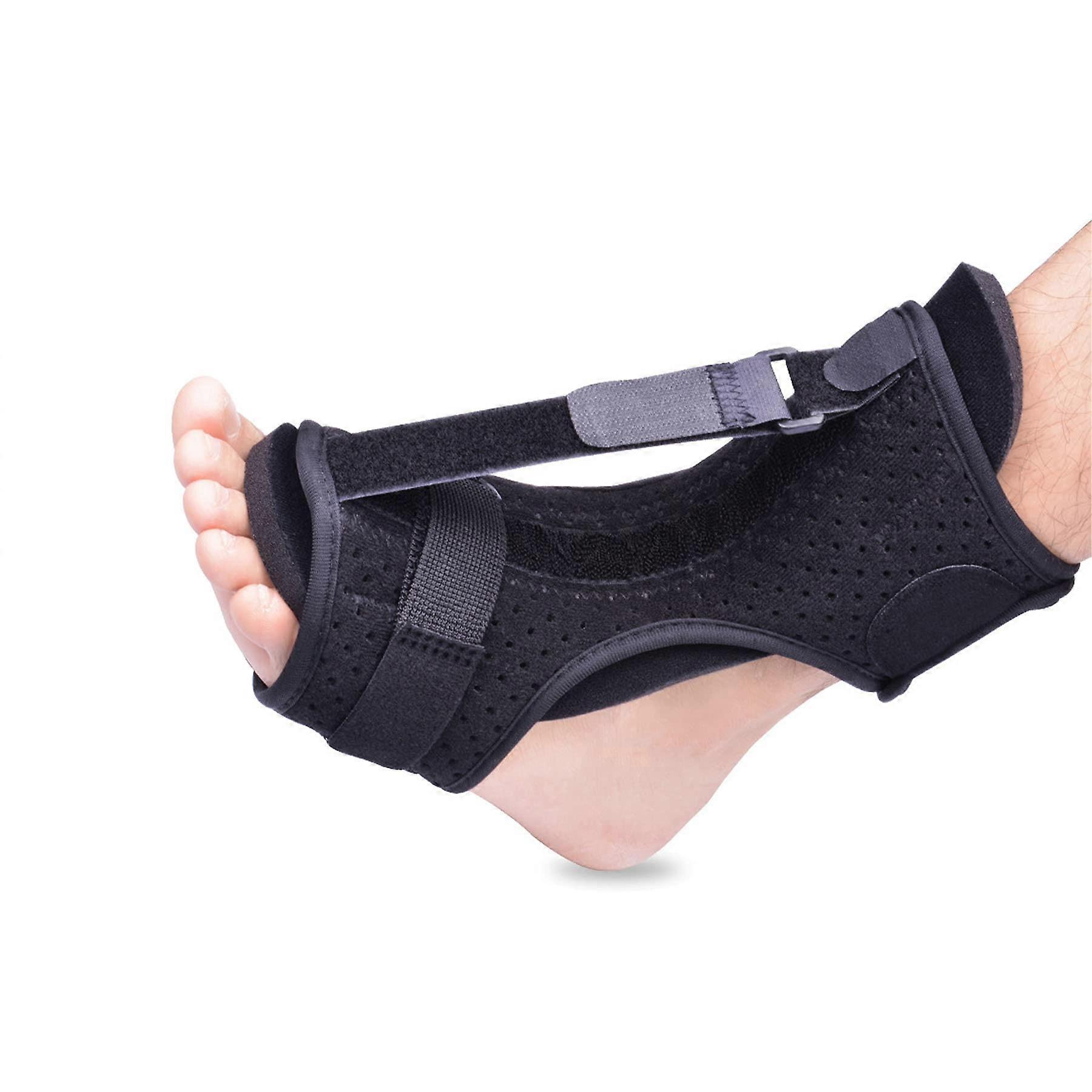 Ankle Foot Drop Orthosis for Achilles Tendonitis, Plantar Fasciitis, Stroke Recovery, Bone Fracture Relief, Size Medium